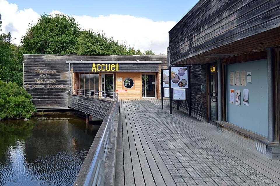 Visitor centre at the Teich Bird Reserve